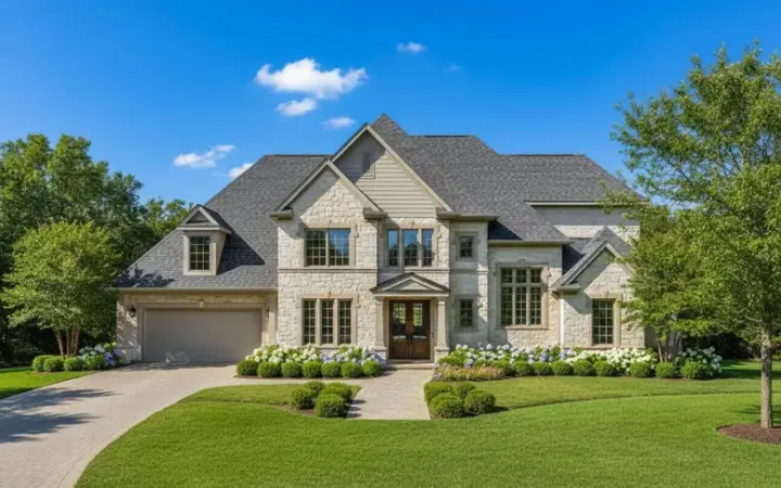 Traditional house plans 19-369 - front exterior, 4,454 sq ft, 4 bed, 3 bath house plans | Monster House Plans