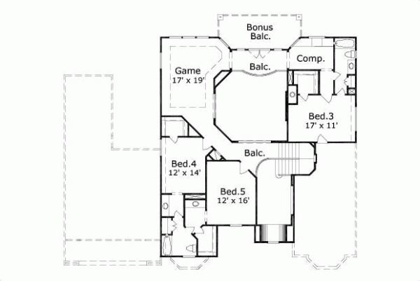 Upper/Second Floor Plan: 19-371