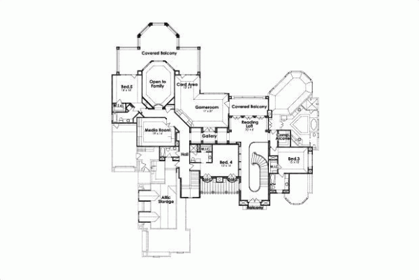 Upper/Second Floor Plan: 19-372