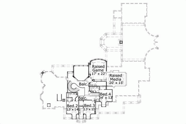 Upper/Second Floor Plan: 19-373