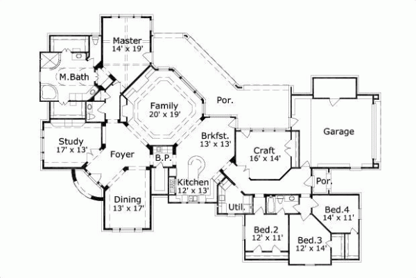 Main Floor Plan: 19-374