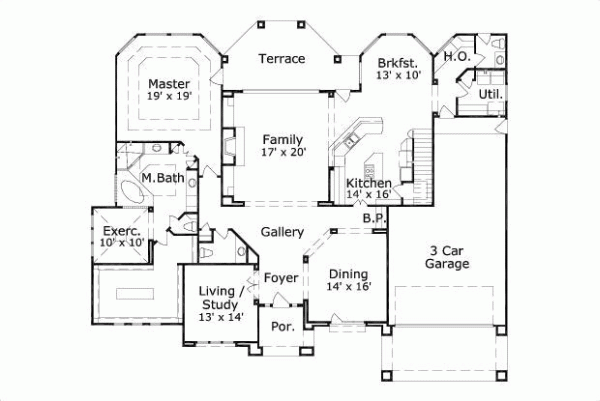 Main Floor Plan: 19-375