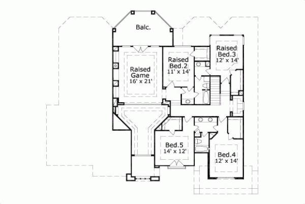Upper/Second Floor Plan: 19-375