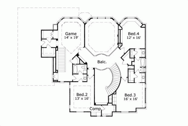 Upper/Second Floor Plan: 19-377