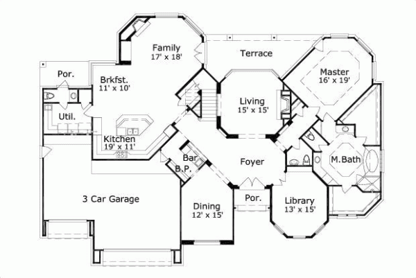 Main Floor Plan: 19-382