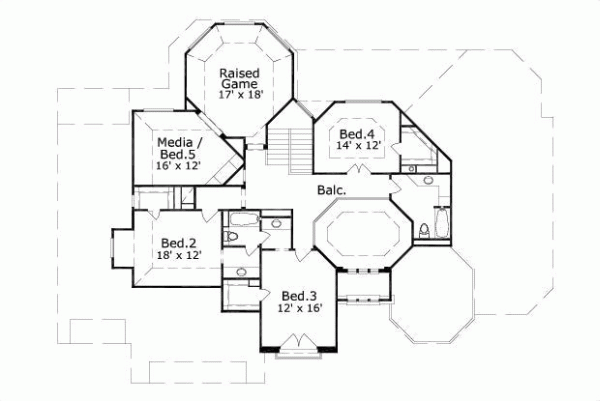 Upper/Second Floor Plan: 19-382