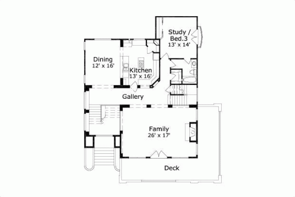 Upper/Second Floor Plan: 19-383