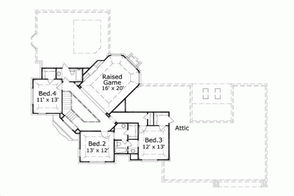 Upper/Second Floor Plan: 19-384