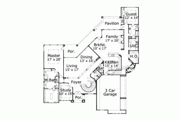 Main Floor Plan: 19-385