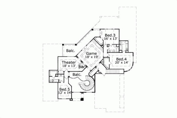 Upper/Second Floor Plan: 19-385
