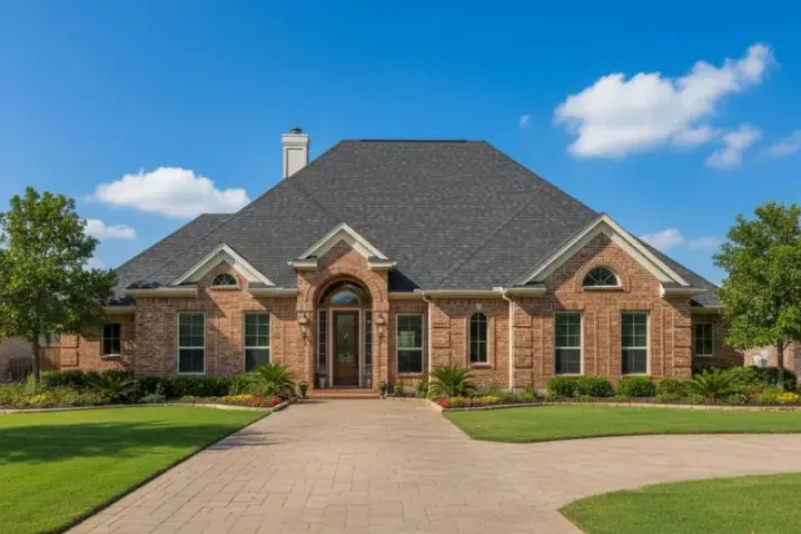 Traditional house plans 19-386 - front exterior, 3,433 sq ft, 5 bed, 3 bath house plans | Monster House Plans