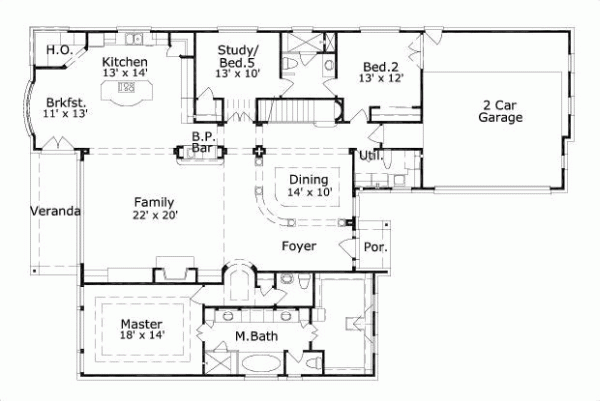 Main Floor Plan: 19-386