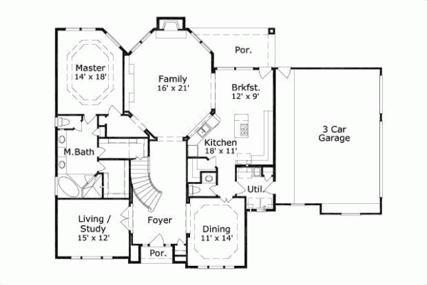Main Floor Plan: 19-387