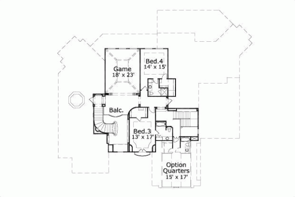 Upper/Second Floor Plan: 19-388