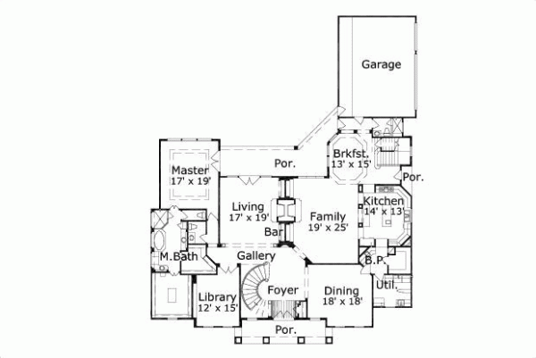 Main Floor Plan: 19-389