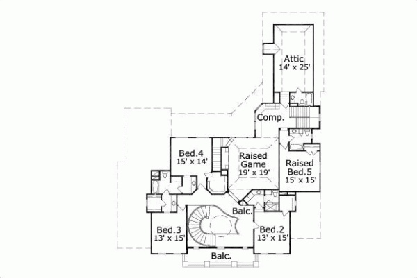 Upper/Second Floor Plan:19-389