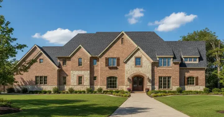 Traditional house plans 19-392 - front exterior, 7,141 sq ft, 5 bed, 5 bath house plans | Monster House Plans