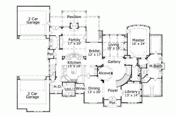 Main Floor Plan: 19-392