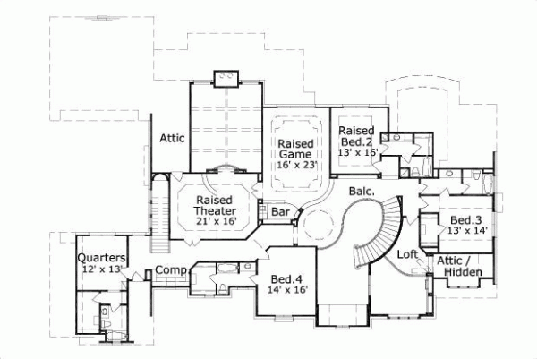 Upper/Second Floor Plan: 19-392