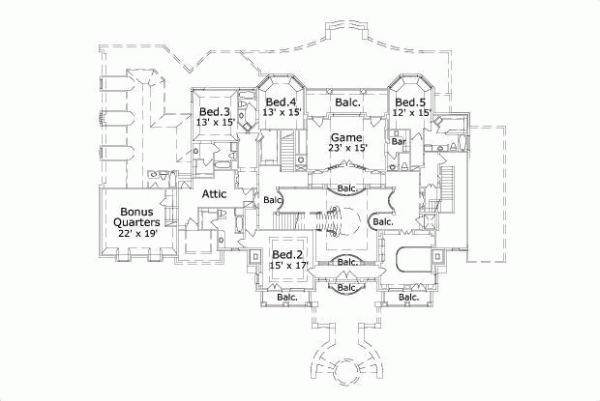 Upper/Second Floor Plan: 19-393