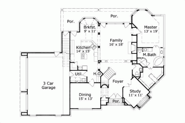 Main Floor Plan: 19-394