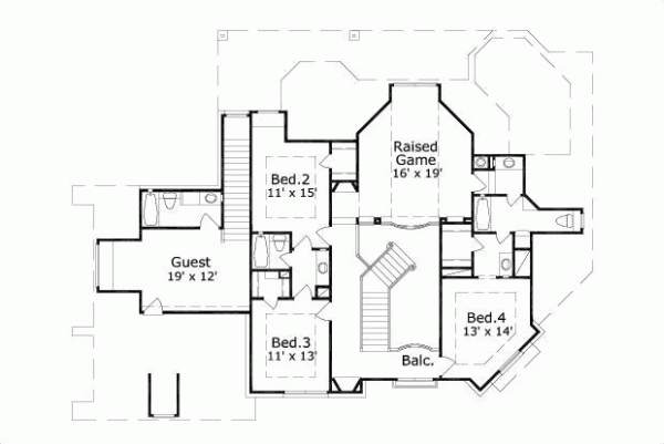 Upper/Second Floor Plan: 19-394