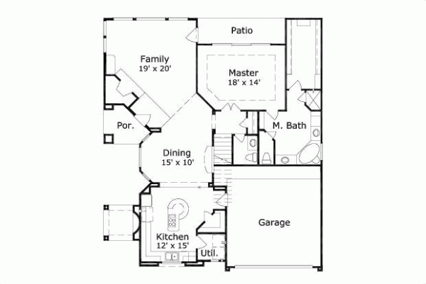 Main Floor Plan: 19-396
