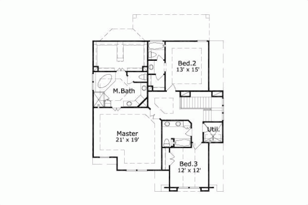 Upper/Second Floor Plan: 19-397