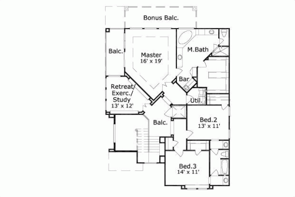 Upper/Second Floor Plan: 19-398