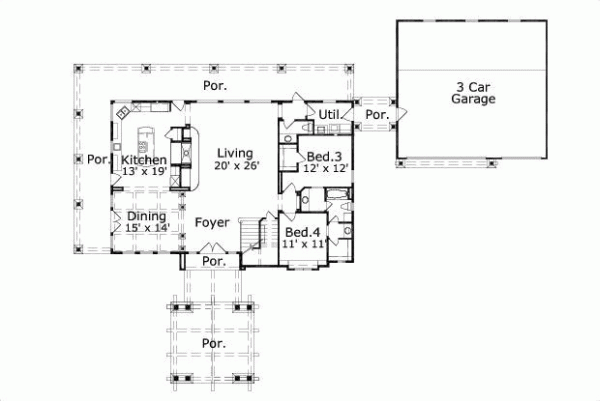 Main Floor Plan: 19-401