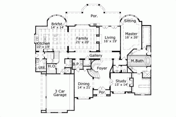 Main Floor Plan: 19-405