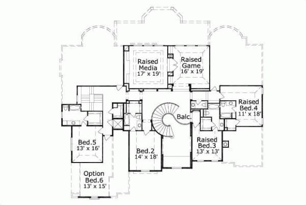 Upper/Second Floor Plan: 19-405