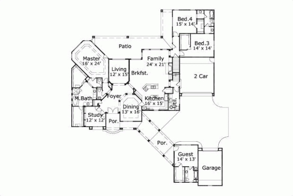 Main Floor Plan: 19-406