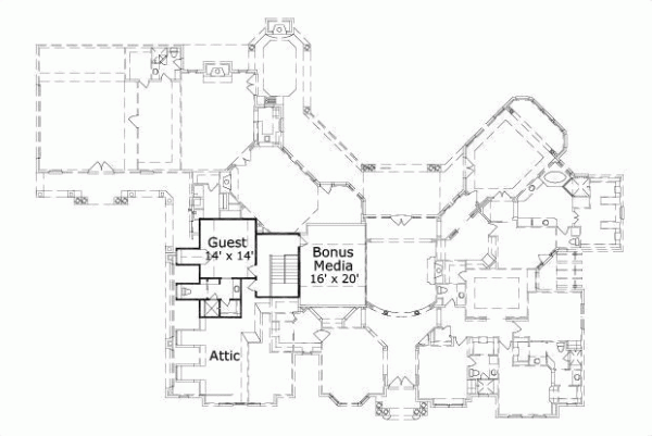 Upper/Second Floor Plan: 19-408