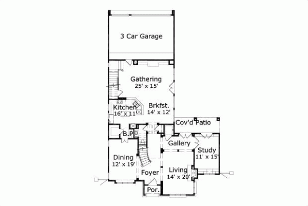 Main Floor Plan: 19-412