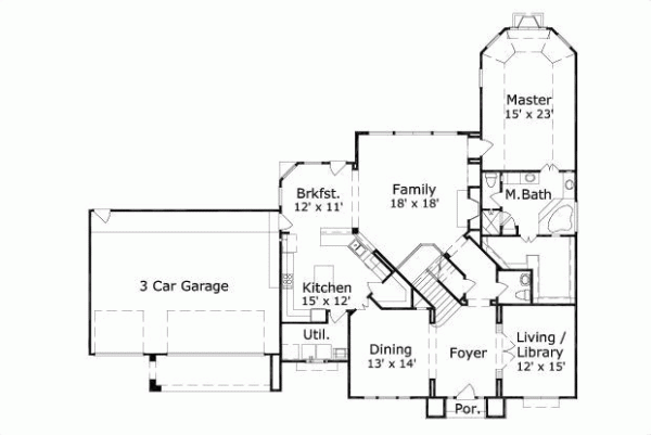 Main Floor Plan: 19-417