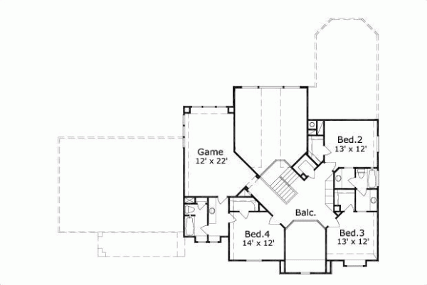 Upper/Second Floor Plan: 19-417