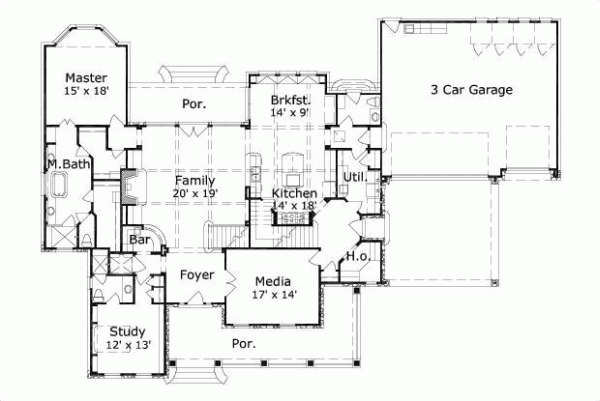 Main Floor Plan: 19-418