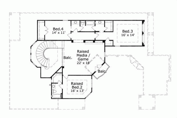 Upper/Second Floor Plan: 19-419