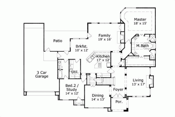 Main Floor Plan: 19-420