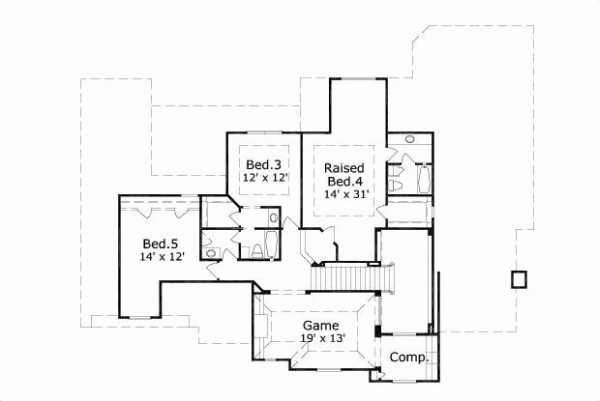 Upper/Second Floor Plan: 19-420