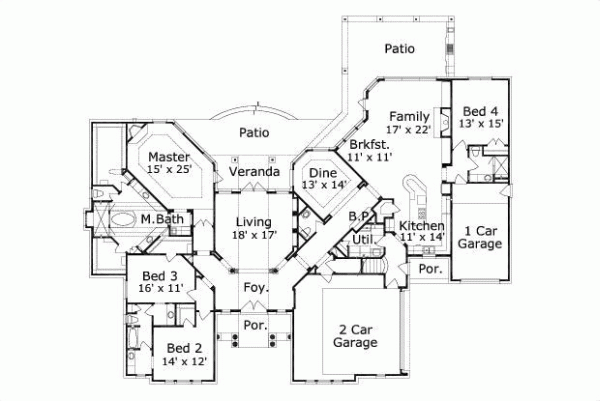 Main Floor Plan: 19-422