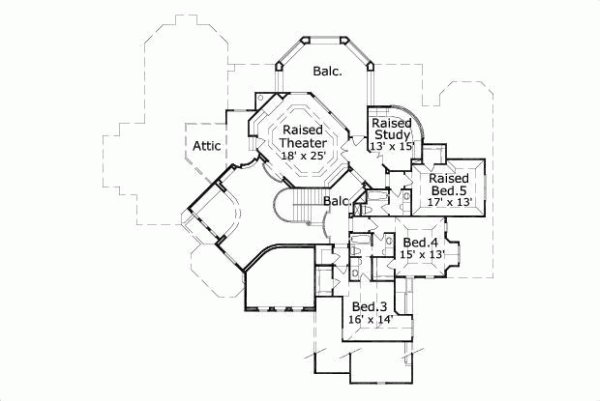 Upper/Second Floor Plan: 19-423
