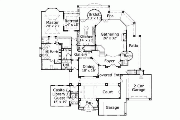Main Floor Plan: 19-425