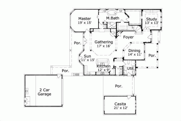 Main Floor Plan: 19-429