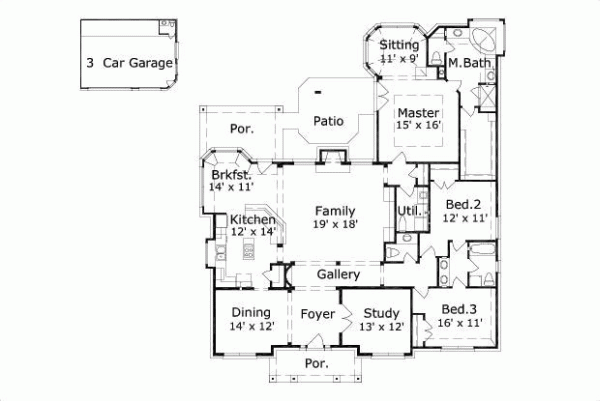 Main Floor Plan: 19-430