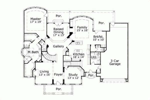 Main Floor Plan: 19-431