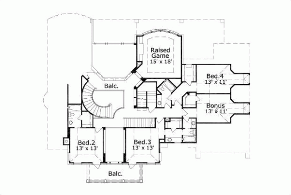 Upper/Second Floor Plan:19-431