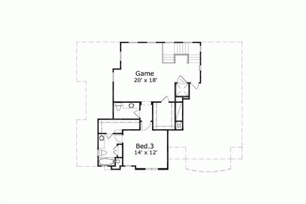 Upper/Second Floor Plan 19-433