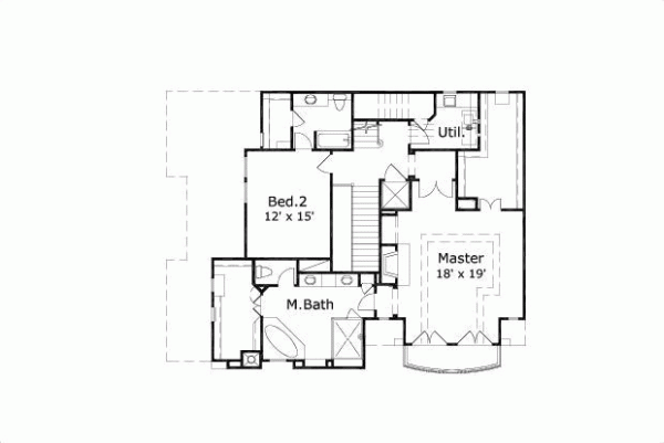 Upper/Second Floor Plan: 19-433